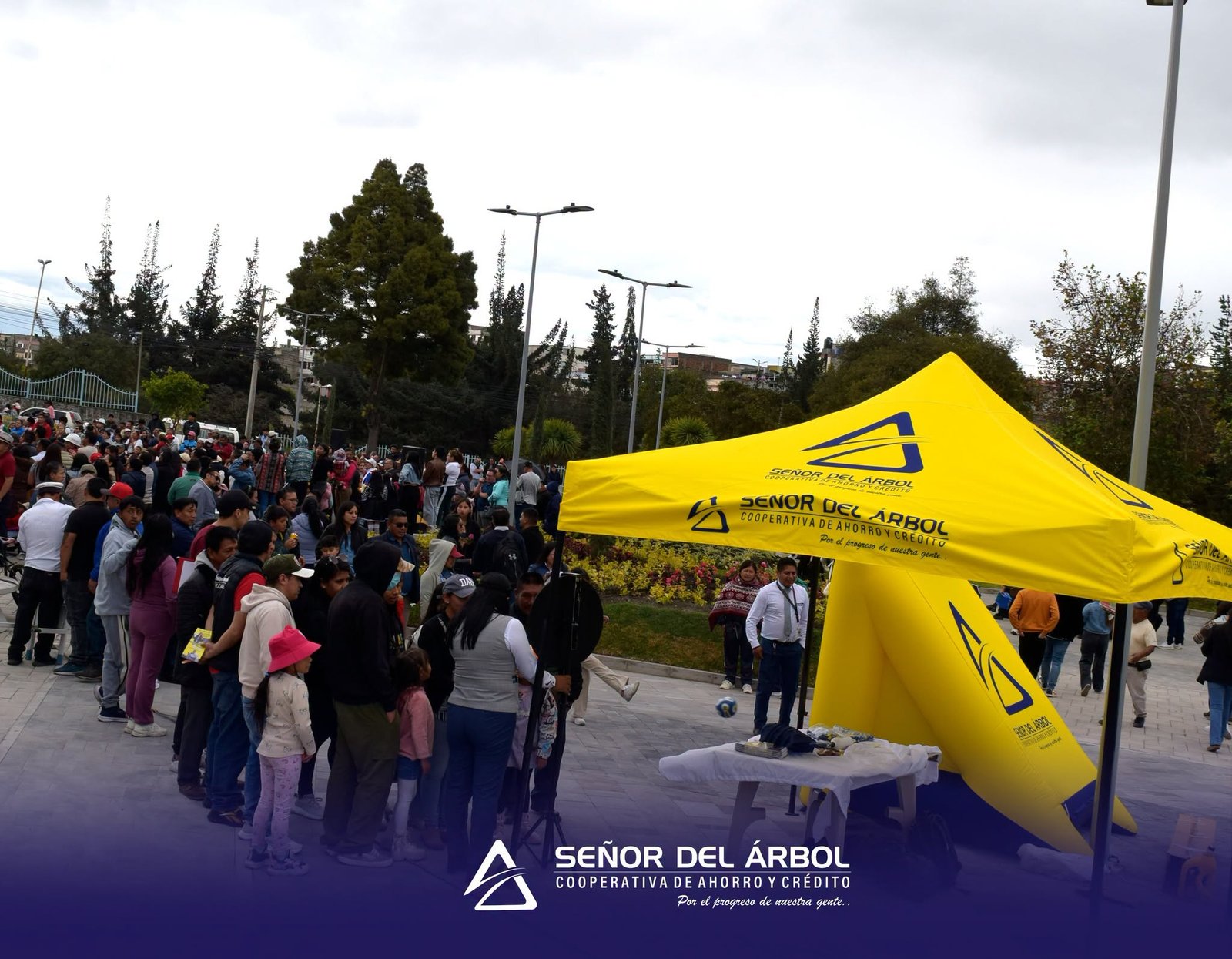 Cooperativa Señor del Árbol presente en la inauguración del Boulevard de La Estación